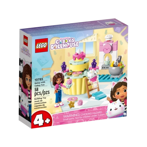 LEGO® Koci domek Gabi 10785 Pieczenie tortu z Łakotkiem