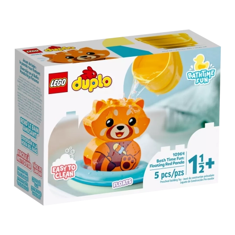 LEGO® DUPLO® 10964 Zabawa w kąpieli: pływająca czerwona panda