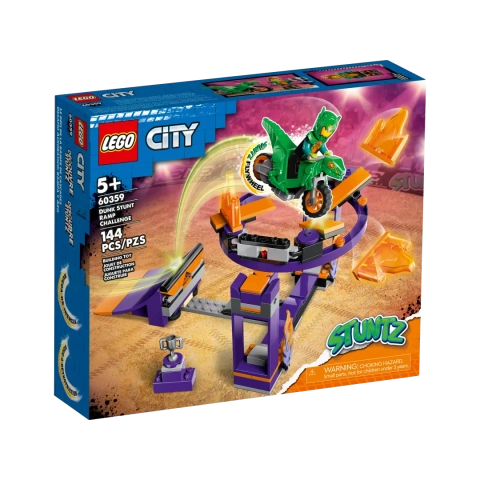 LEGO® City 60359 Wyzwanie kaskaderskie – rampa z kołem do przeskakiwania