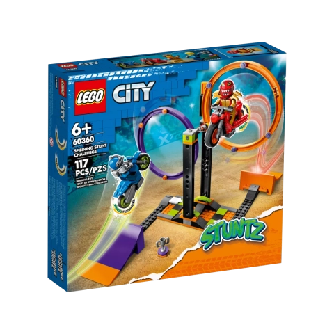 LEGO® City 60360 Wyzwanie kaskaderskie – obracające się okręgi