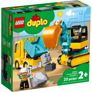 LEGO® DUPLO® 10931 Ciężarówka i koparka gąsienicowa
