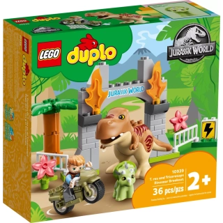 LEGO® DUPLO® 10939 Ucieczka tyranozaura i triceratopsa