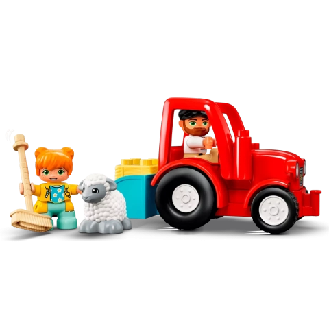 LEGO Traktor i zwierzęta gospodarskie