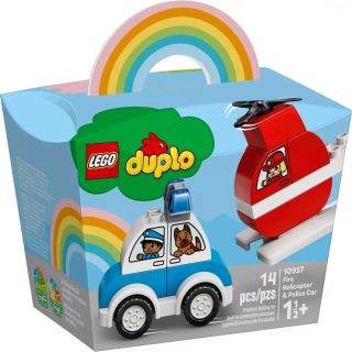 LEGO® DUPLO® 10957 Helikopter strażacki i radiowóz
