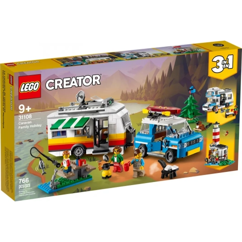 LEGO® Creator 3 w 1 31108 Wakacyjny kemping z rodziną