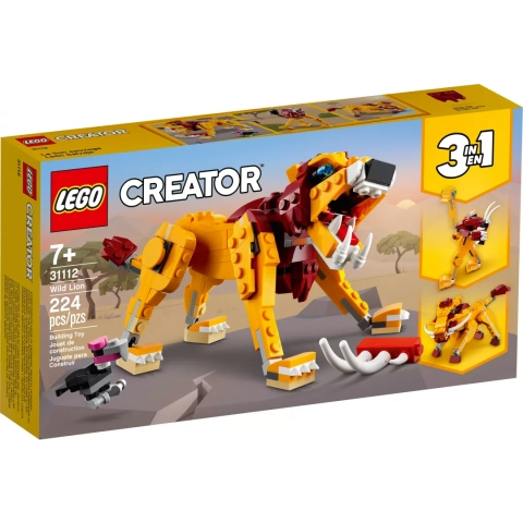 LEGO® Creator 3 w 1 31112 Dziki lew