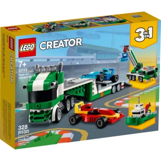 LEGO Creator 3 w 1 31113 Laweta z wyścigówkami