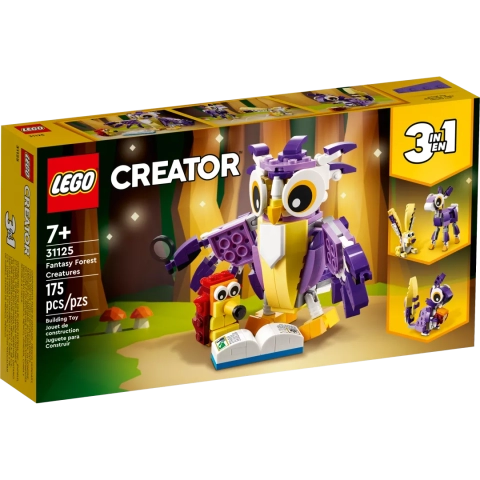 LEGO® Creator 3 w 1 31125 Fantastyczne leśne stworzenia