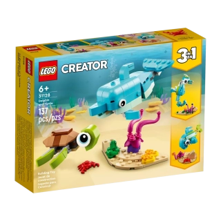 LEGO® Creator 3 w 1 31128 Delfin i żółw