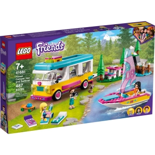 LEGO® Friends 41681 Leśny mikrobus kempingowy i żaglówka