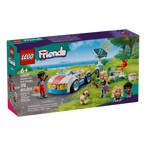 LEGO® Friends 42609 Samochód elektryczny i stacja ładowania