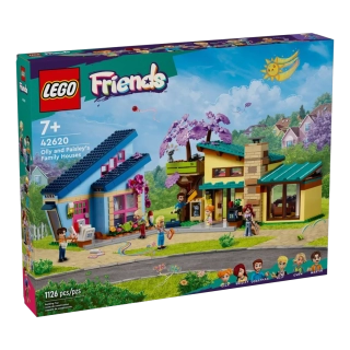 LEGO Friends 42620 Dom rodzinny Olly’ego i Paisly
