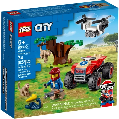 LEGO® City 60300 Quad ratowników dzikich zwierząt