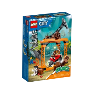 LEGO® City 60342 Wyzwanie kaskaderskie: atak rekina