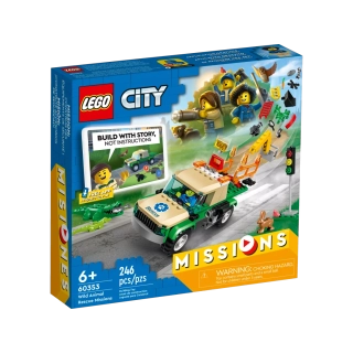 LEGO City 60353 Misja ratowania dzikich zwierząt
