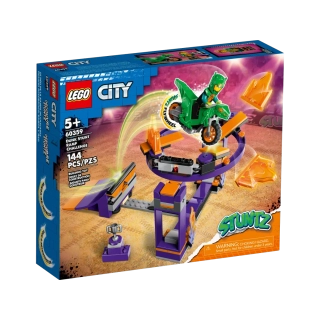 LEGO City 60359 Wyzwanie kaskaderskie – rampa z kołem do przeskakiwania
