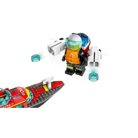 LEGO Łódź strażacka