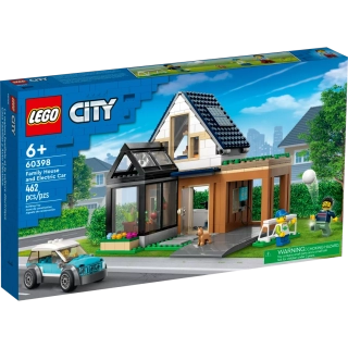 LEGO City 60398 Domek rodzinny i samochód elektryczny