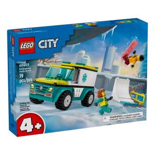 LEGO City 60403 Karetka i snowboardzista