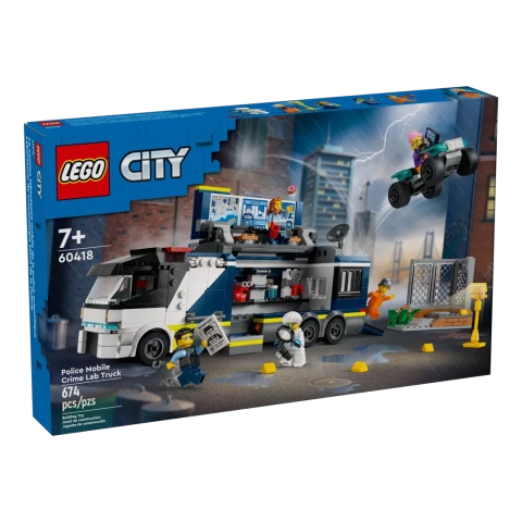 LEGO® City 60418 Policyjna ciężarówka z laboratorium