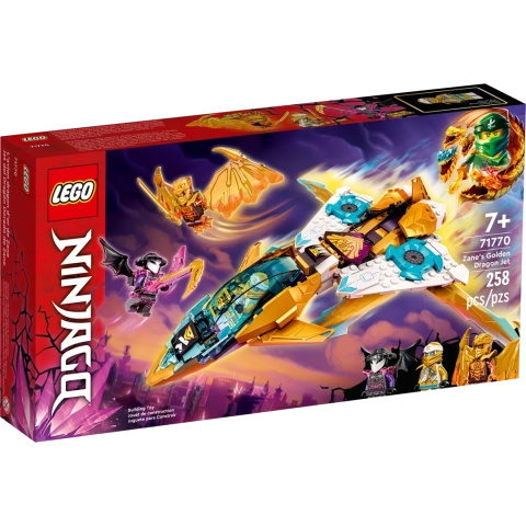 LEGO® NINJAGO® 71770 Złoty smoczy odrzutowiec Zane’a