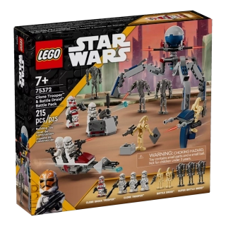 LEGO Star Wars 75372 Zestaw bitewny z żołnierzem armii klonów™ i droidem bojowym™
