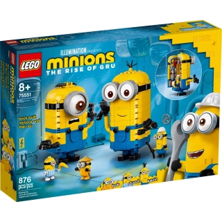 LEGO® Minions 75551 Minionki z klocków i ich gniazdo