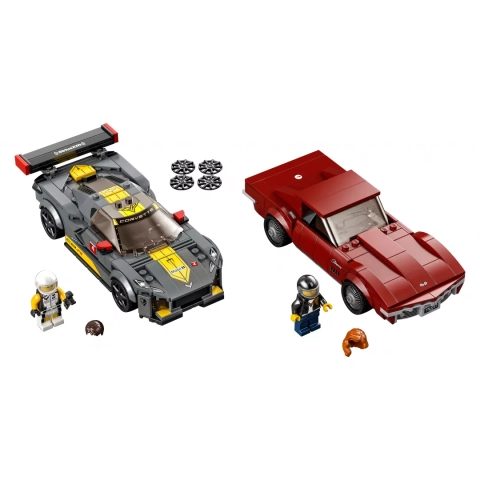 LEGO Samochód wyścigowy Chevrolet Corvette C8.R i 1968 Chevrolet Corvette