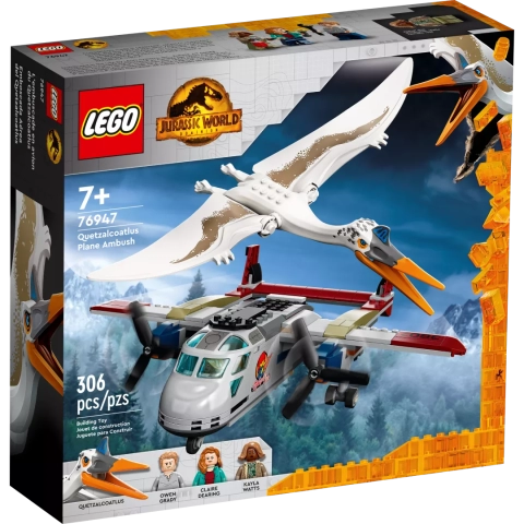 LEGO® Jurassic World™ 76947 Kecalkoatl: zasadzka z samolotem